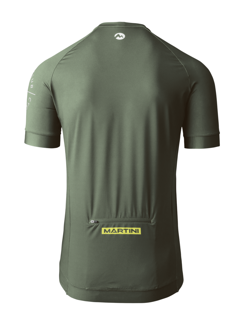 Martini Sportswear - FLOWTRAIL Halfzip Shirt Dynamic M - T-Shirts in mosstone-greenery - vista posteriore - Uomo