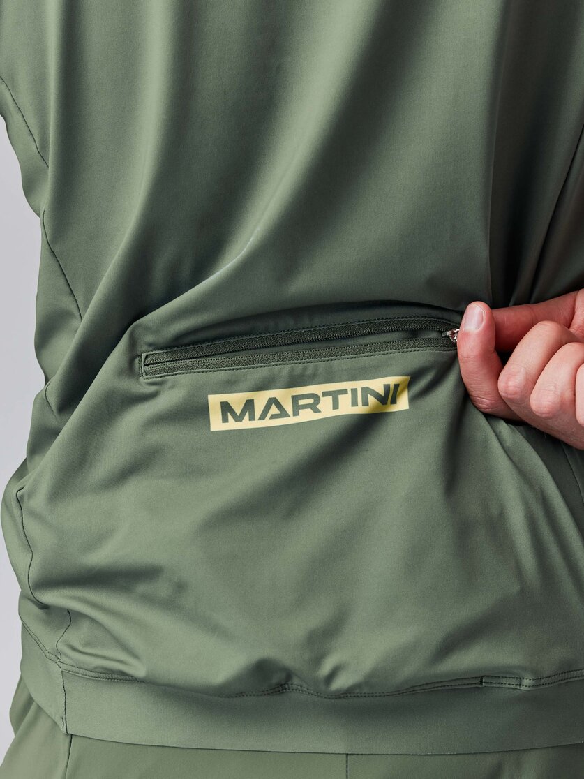 Martini Sportswear - FLOWTRAIL Halfzip Shirt Dynamic M - T-Shirts in mosstone-greenery - Detail 1 - Herren