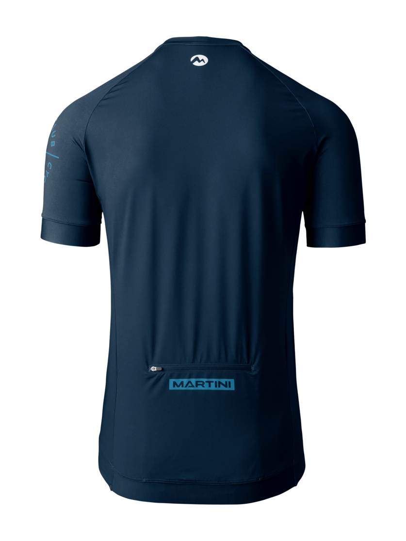 Martini Sportswear - FLOWTRAIL Halfzip Shirt Dynamic M - T-Shirts in true navy-horizon - Rückansicht - Herren