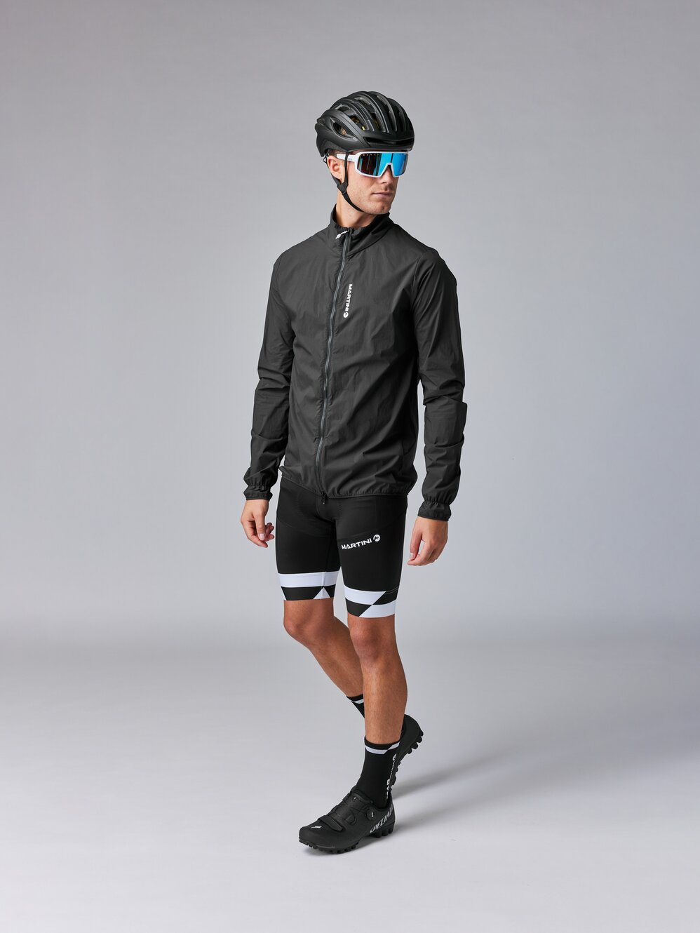 Martini Sportswear - FLOWTRAIL Zip Shirt Dynamic M - T-Shirts in black-steel - Vollständiges Outfit - Herren