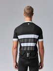 Martini Sportswear - FLOWTRAIL Zip Shirt Dynamic M - T-Shirts in black-steel - Vorderansicht Model - Herren