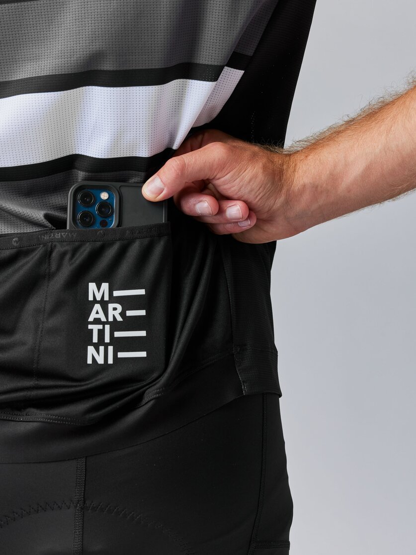 Martini Sportswear - FLOWTRAIL Zip Shirt Dynamic M - T-Shirts in black-steel - Detail 2 - Herren