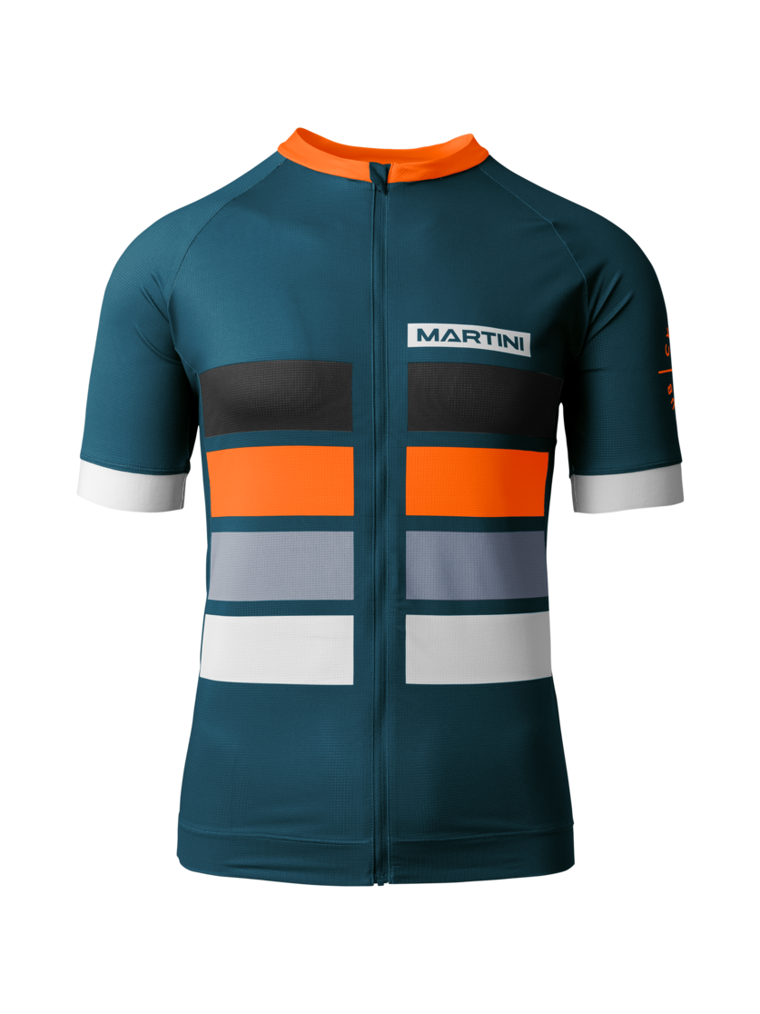 Martini Sportswear - FLOWTRAIL Zip Shirt Dynamic M - T-Shirts in poseidon-fire - Vorderansicht - Herren