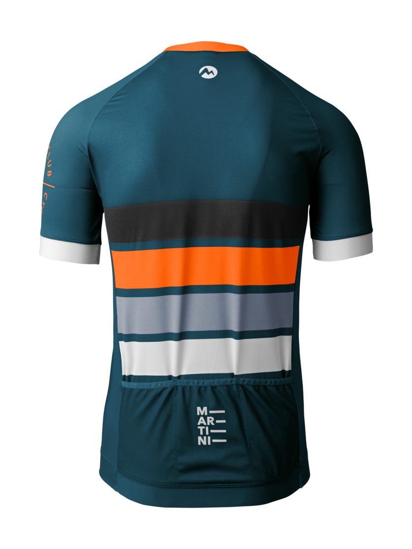 Martini Sportswear - FLOWTRAIL Zip Shirt Dynamic M - T-Shirts in poseidon-fire - Rückansicht - Herren