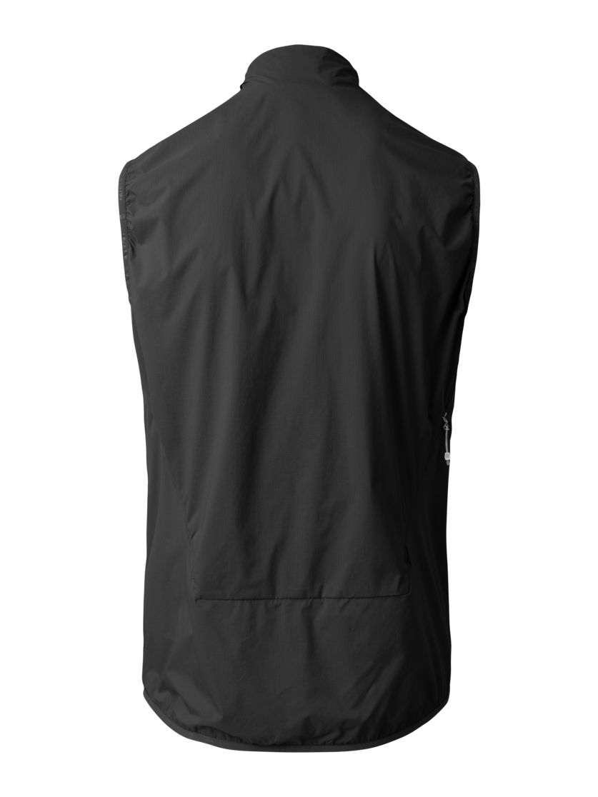 Martini Sportswear - FLOWTRAIL Vest M - Outdoor vests in black - rear view - Men