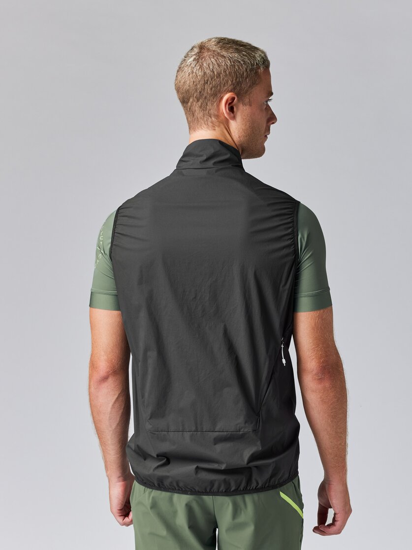 Martini Sportswear - FLOWTRAIL Vest M - Outdoor vests in poseidon - rear view model - Men