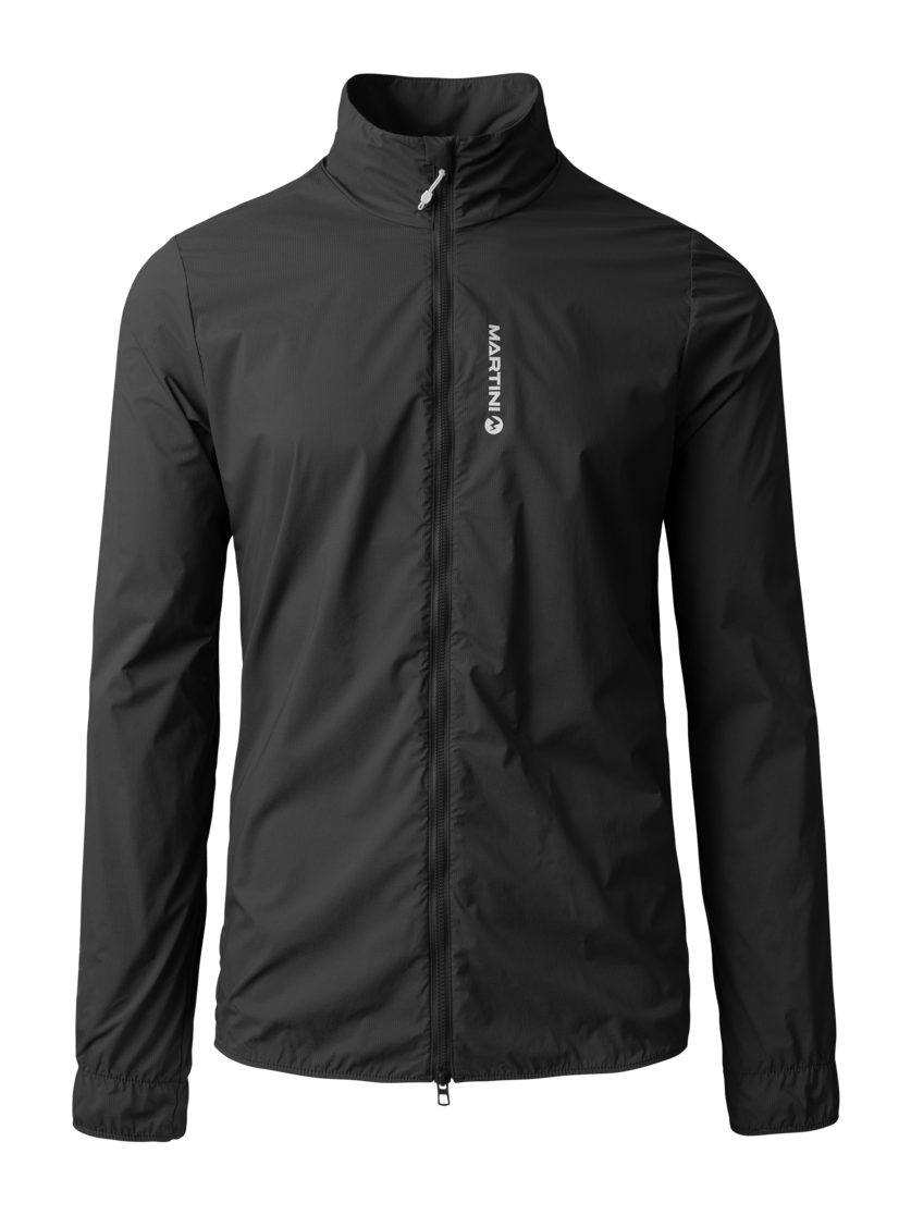 Martini Sportswear - FLOWTRAIL Jacket M - Windbreaker jackets in black - front view - Men