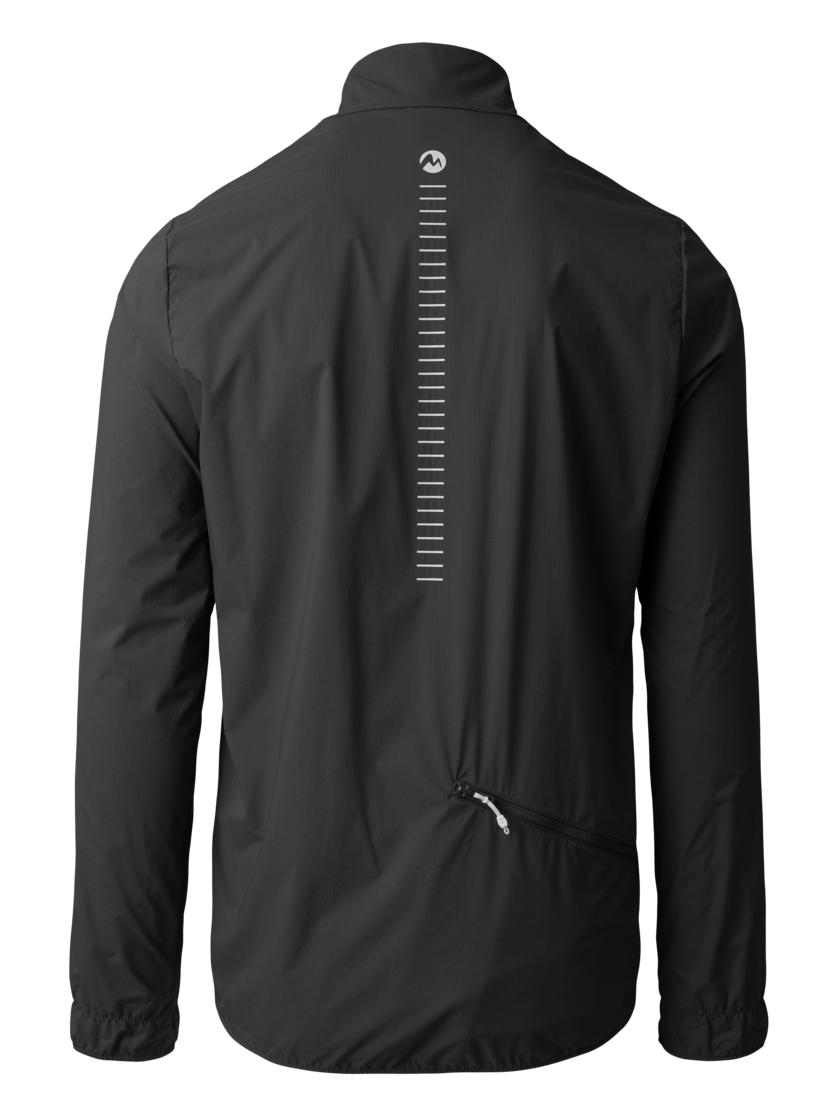Martini Sportswear - FLOWTRAIL Jacket M - Windbreaker jackets in black - rear view - Men