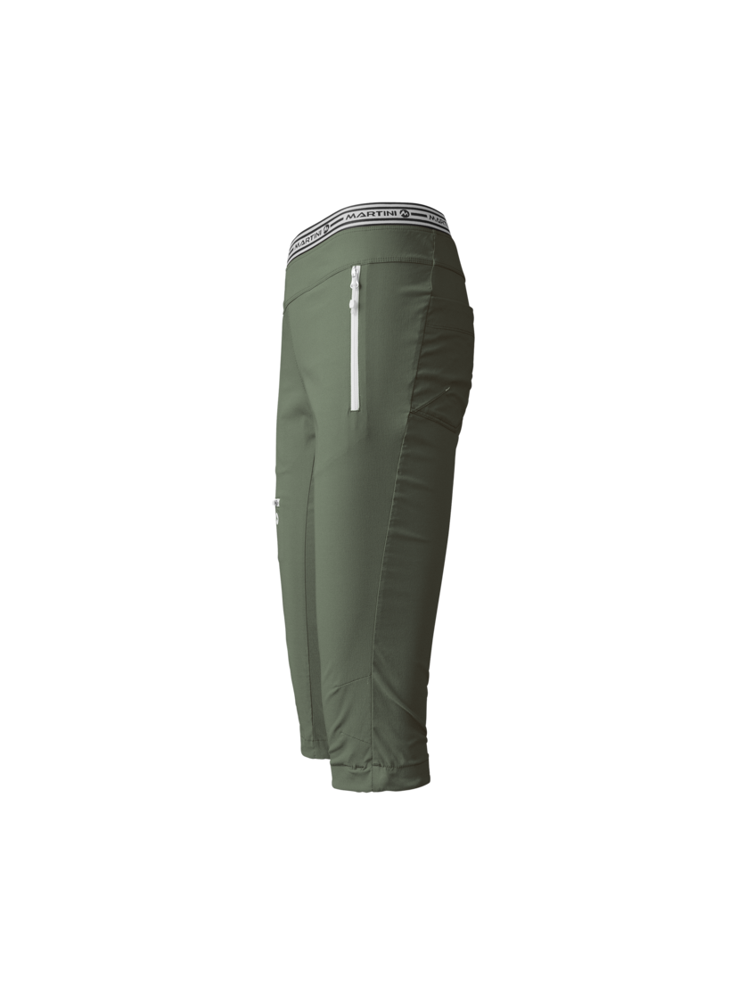 Martini Sportswear - VIA Capri Pants W - Dreiviertel Hose in mosstone - Seitenansicht - Damen