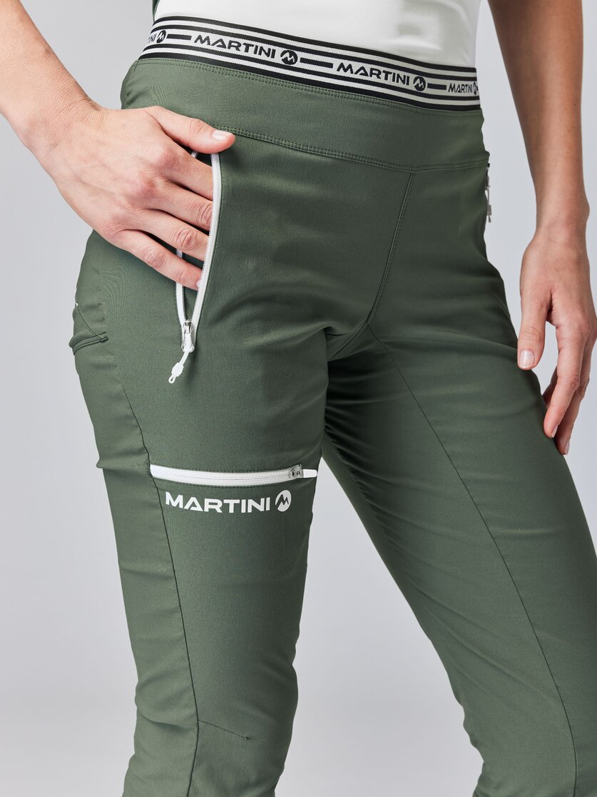Martini Sportswear - VIA Capri Pants W - Dreiviertel Hose in mosstone - Detail 2 - Damen