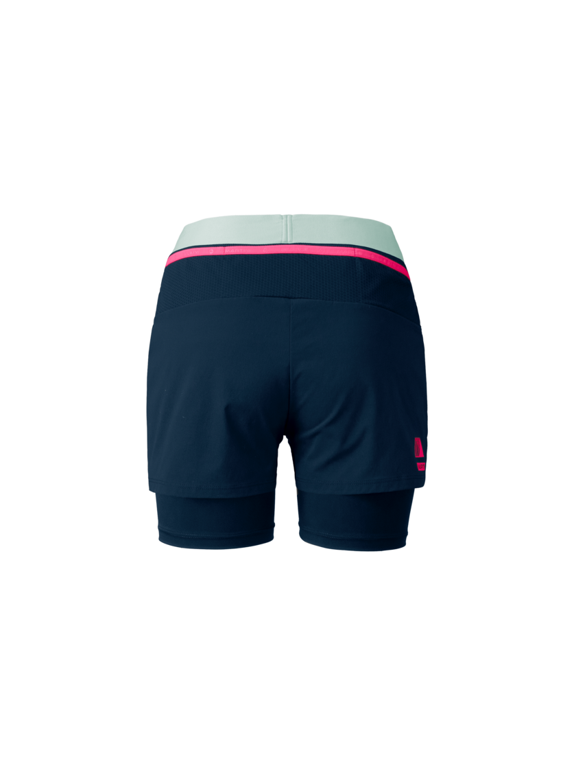 Martini Sportswear - PACEMAKER 2in1 Shorts W - Kurze Hosen in true navy - Rückansicht - Damen