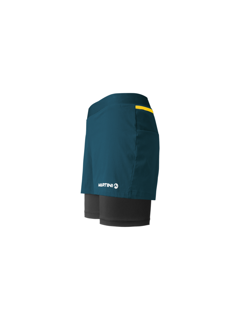 Martini Sportswear - PACEMAKER 2in1 Shorts W - Kurze Hosen in poseidon - Seitenansicht - Damen