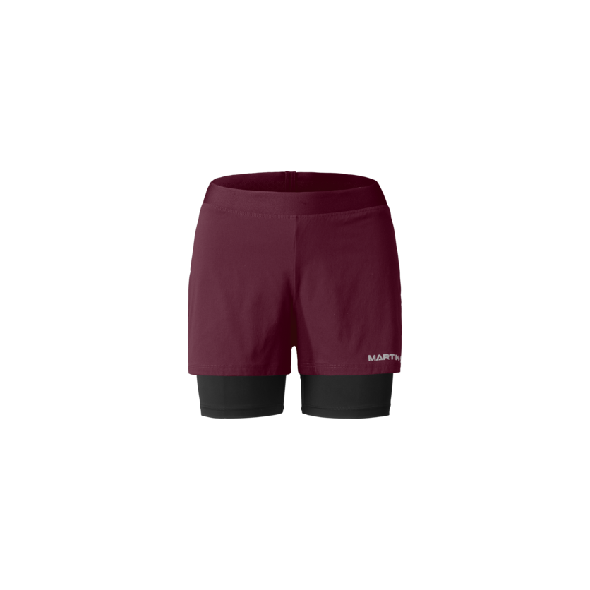Martini Sportswear - PACEMAKER 2in1 Shorts W - Kurze Hosen in fairy tale - Vorderansicht - Damen