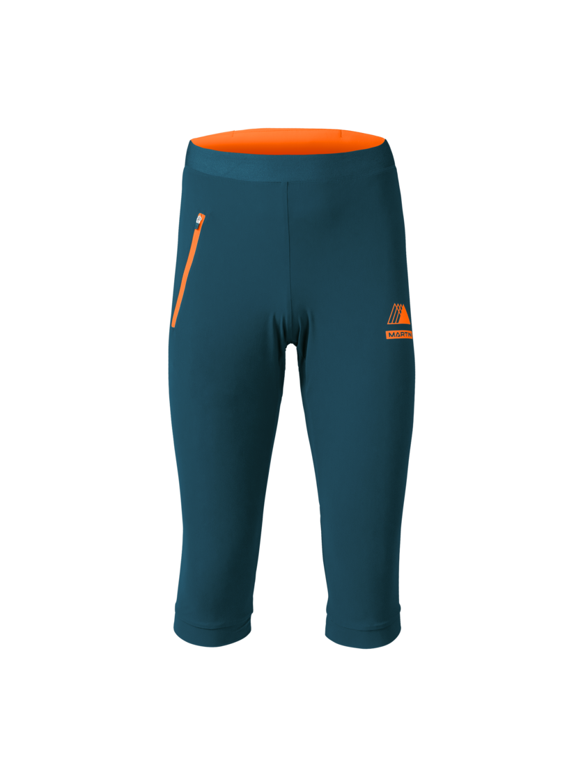 Martini Sportswear - PACEMAKER Capri Pants M - Pantaloni capri in poseidon-fire - vista frontale - Uomo
