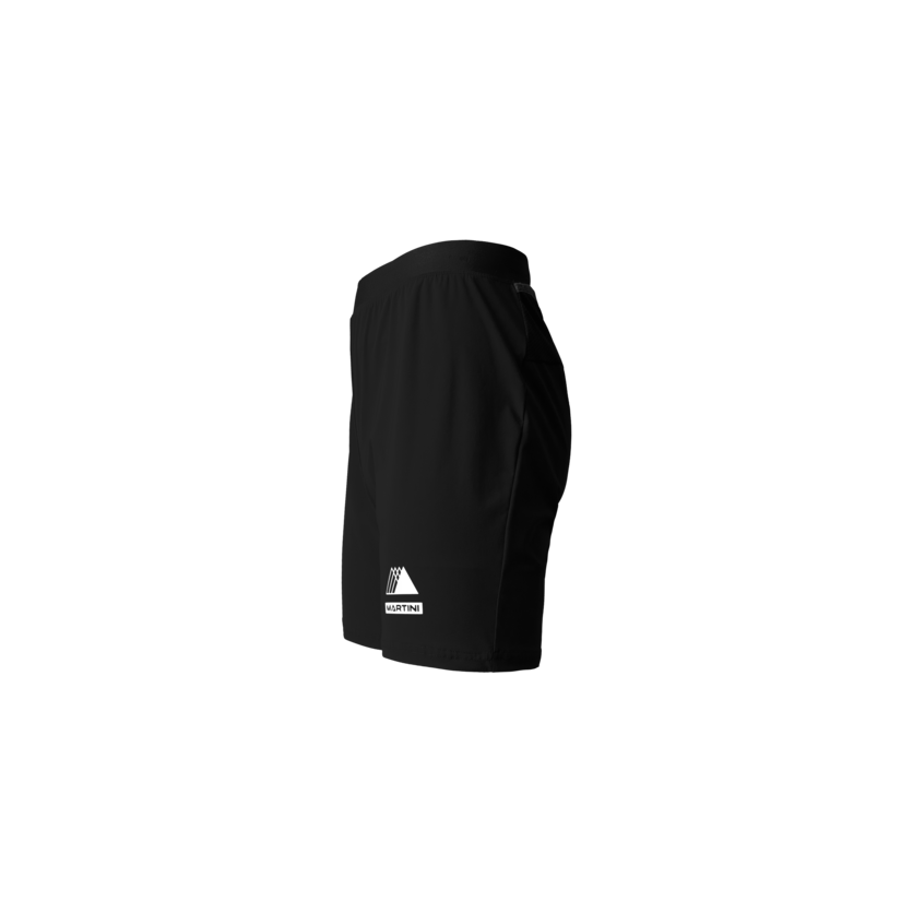 Martini Sportswear - PACEMAKER Shorts M - Kurze Hosen in black-white - Seitenansicht - Herren