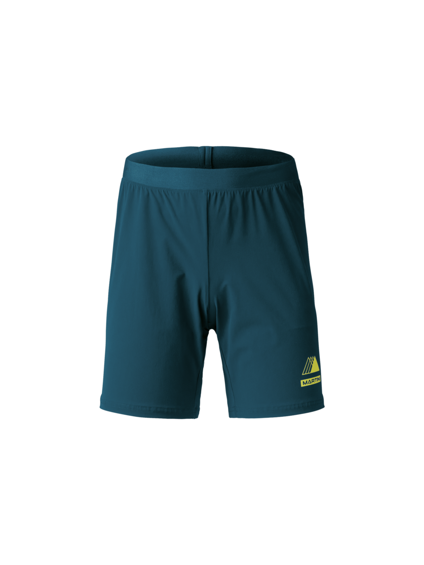 Martini Sportswear - PACEMAKER Shorts M - Shorts in poseidon-greenery - front view - Men