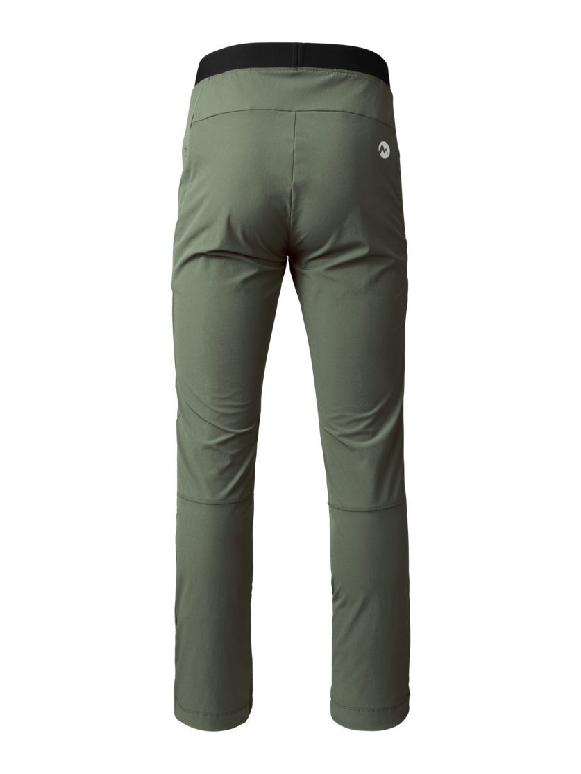 Martini Sportswear - NEVERREST Pants M - Long pants in mosstone - rear view - Men