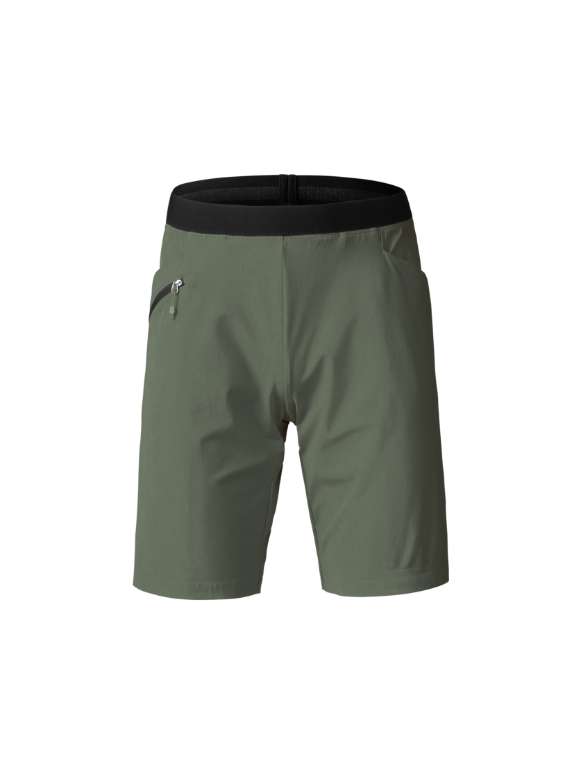 Martini Sportswear - ALPMATE Shorts Straight M - Shorts in mosstone-black - vista frontale - Uomo