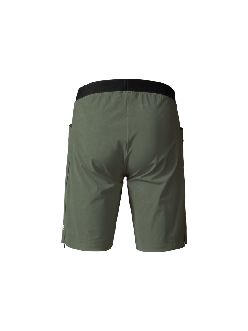 Martini Sportswear - ALPMATE Shorts Straight M - Shorts in mosstone-black - vista posteriore - Uomo