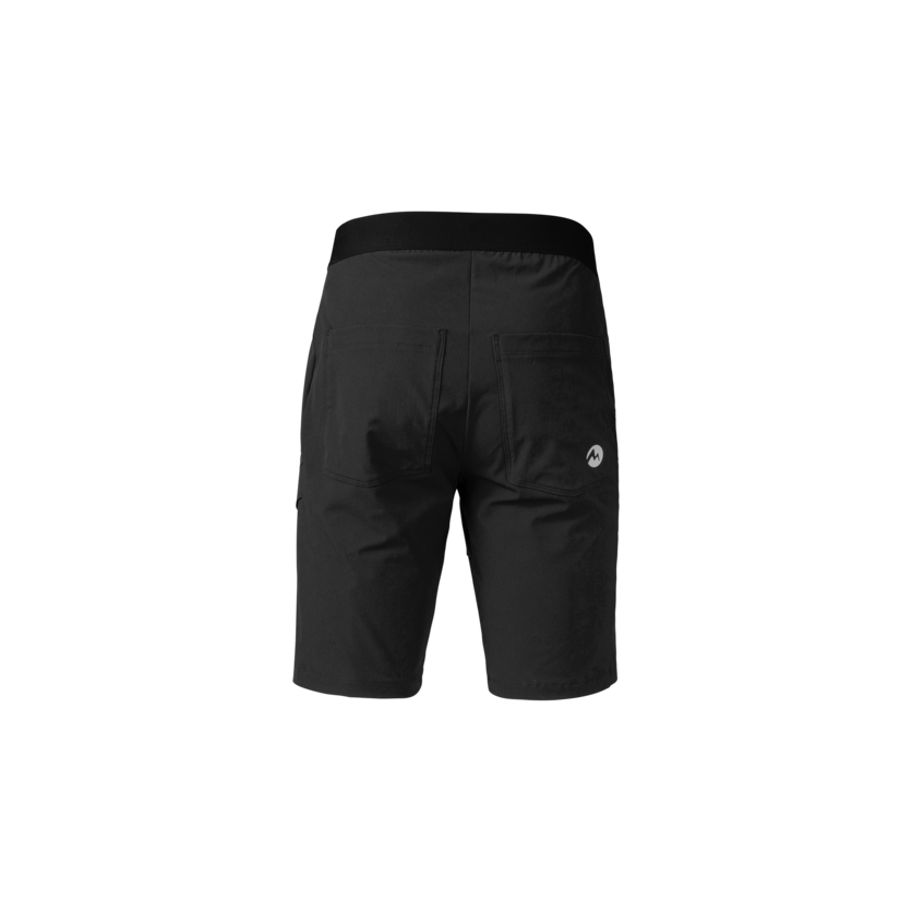 Martini Sportswear - ALPMATE Shorts Dynamic M - Kurze Hosen in black-white - Rückansicht - Herren