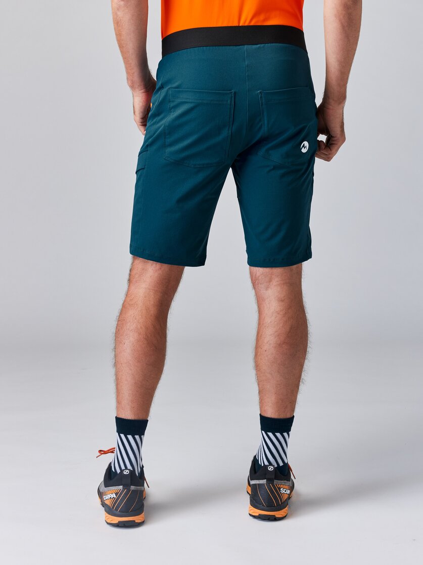 Martini Sportswear - ALPMATE Shorts Dynamic M - Kurze Hosen in mosstone-greenery - Rückansicht Model - Herren