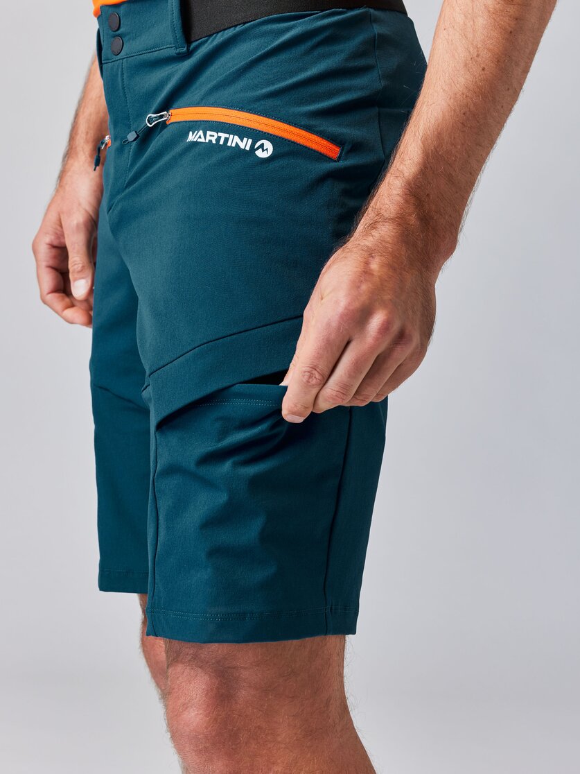 Martini Sportswear - ALPMATE Shorts Dynamic M - Kurze Hosen in mosstone-greenery - Detail 2 - Herren