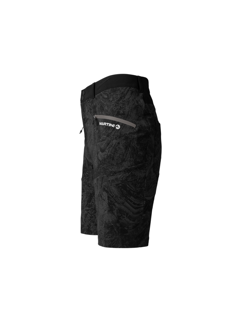 Martini Sportswear - TREKTECH Shorts M - Kurze Hosen in black-steel - Seitenansicht - Herren
