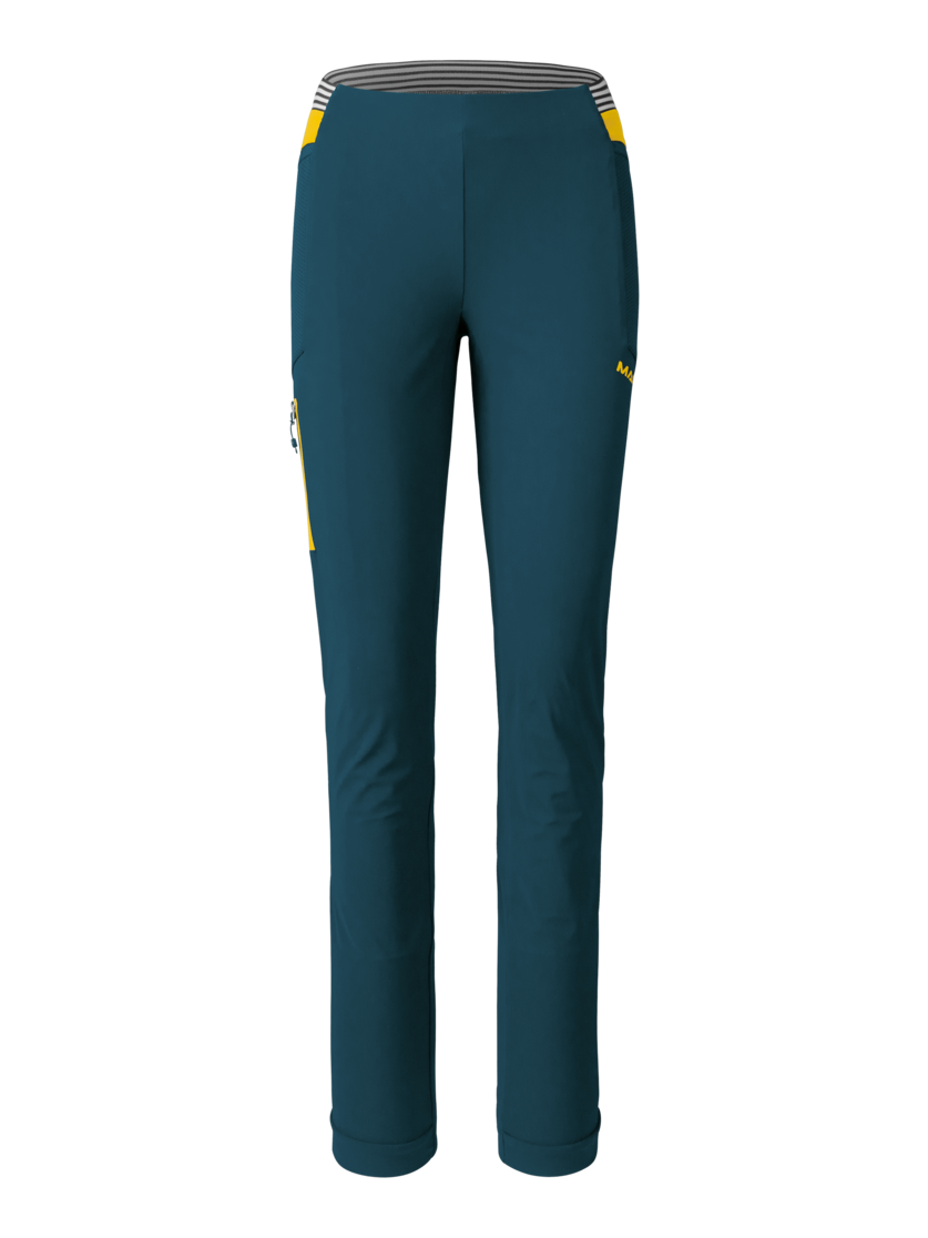 Martini Sportswear - PACEMAKER Pants W - Pantaloni lunghi in poseidon - vista frontale - Donna