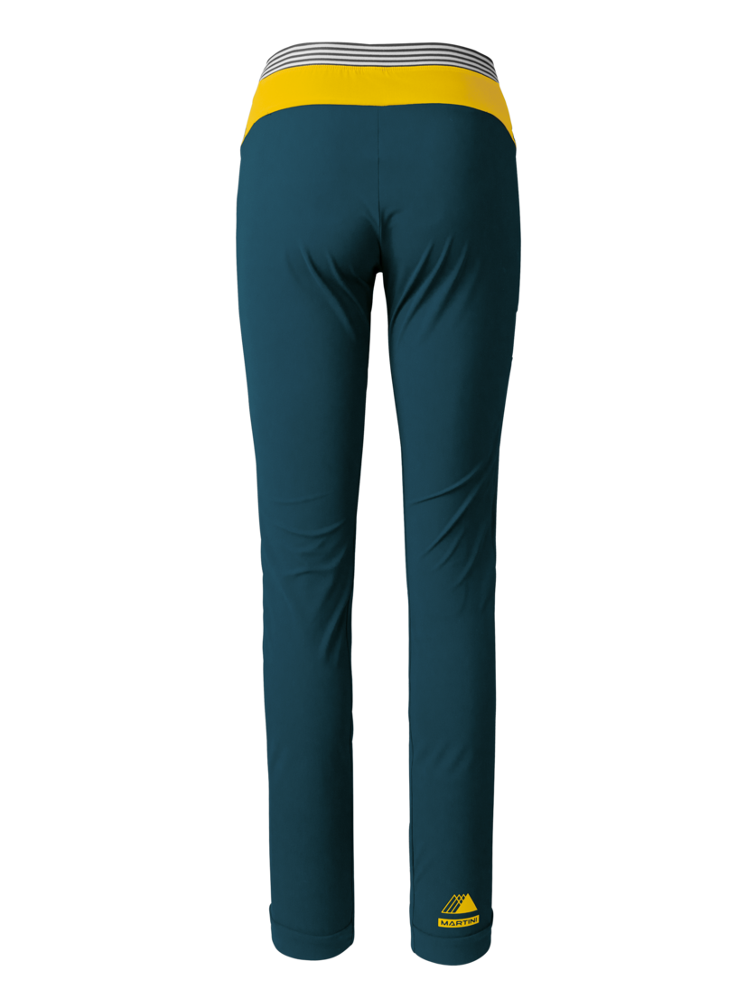 Martini Sportswear - PACEMAKER Pants W - Pantaloni lunghi in poseidon - vista posteriore - Donna
