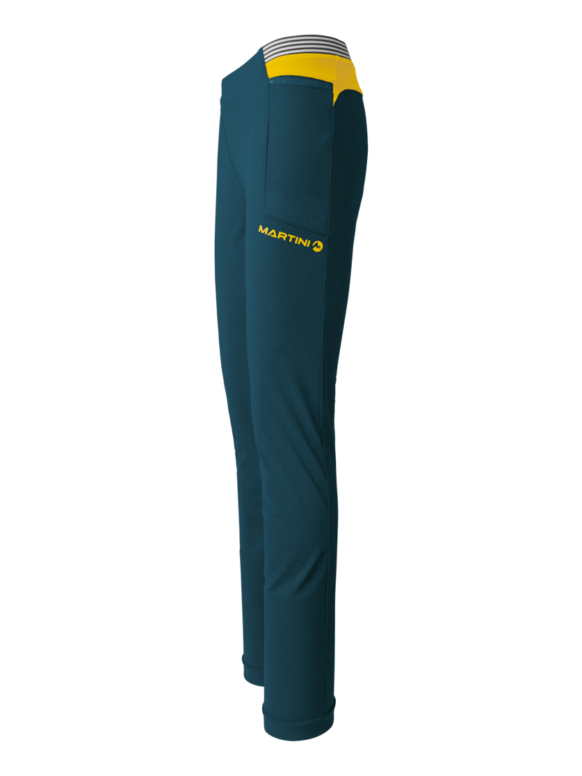Martini Sportswear - PACEMAKER Pants W - Pantaloni lunghi in poseidon - vista laterale - Donna