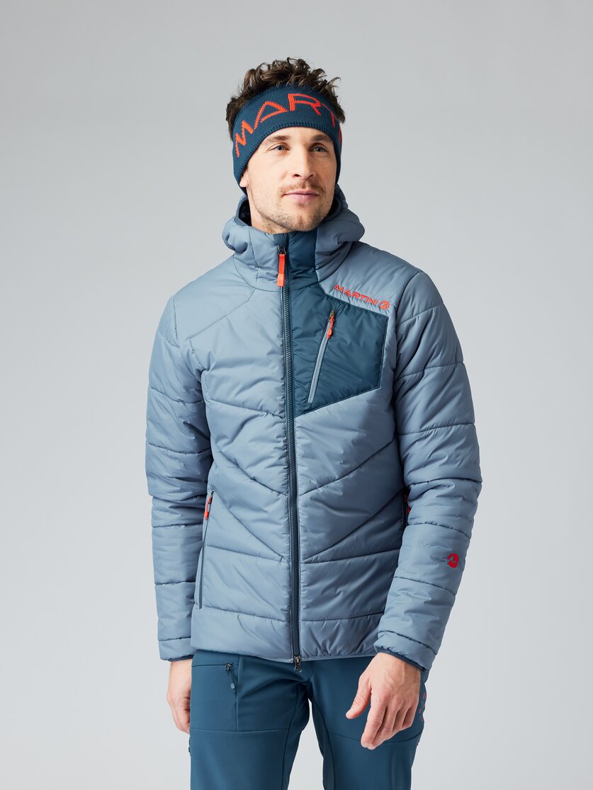 Martini Sportswear - TITAN - Giacche Primaloft e Gloft in black - vista frontale modello - Uomo