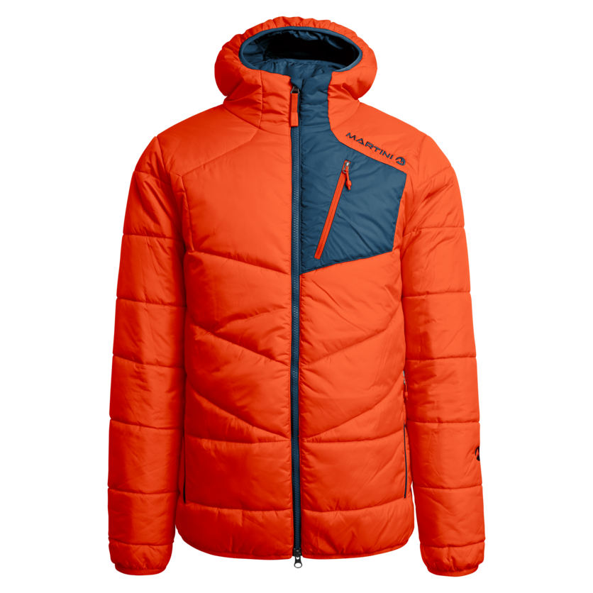 Martini Sportswear - TITAN - Primaloft & Gloft Jackets in lava-poseidon - front view - Men