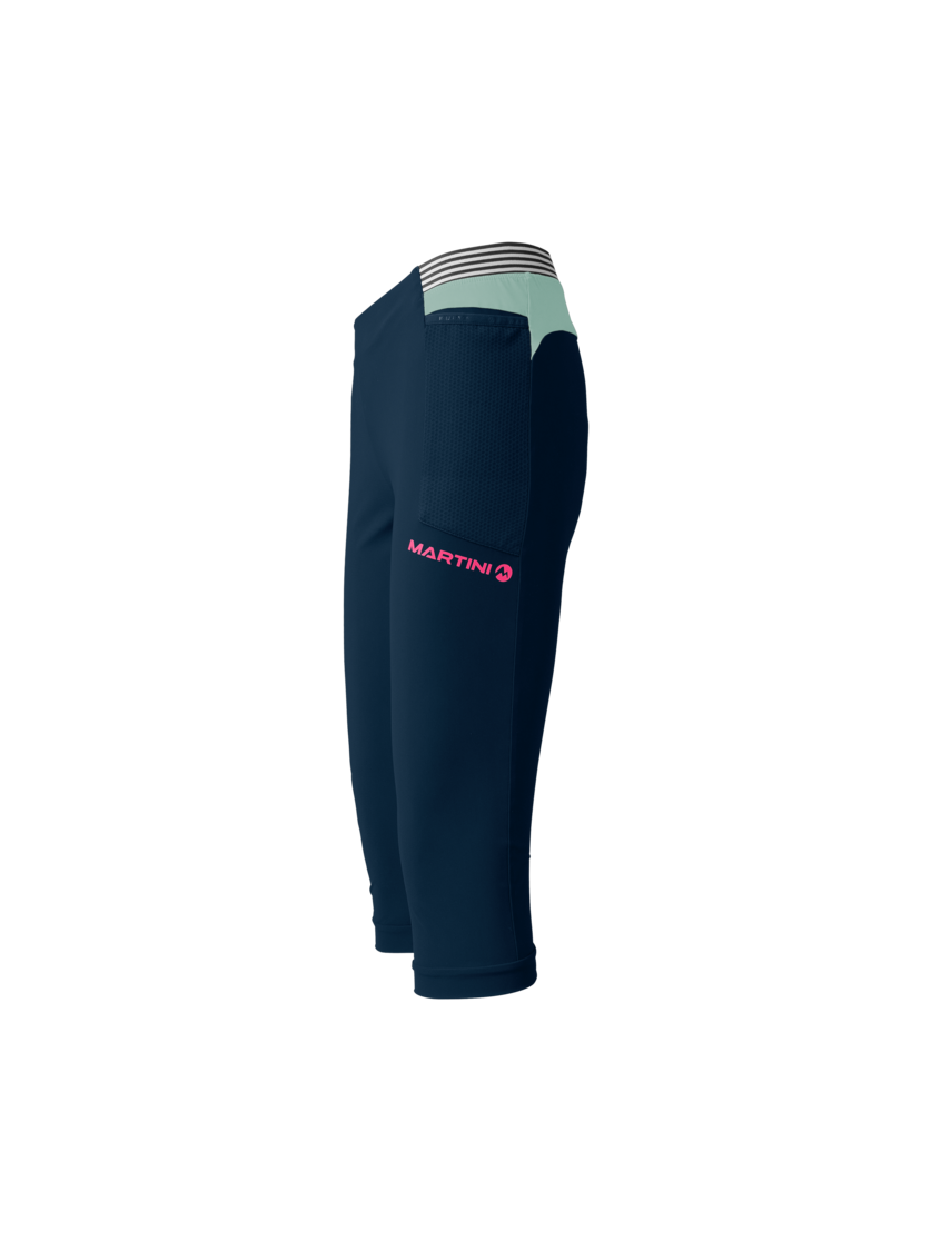 Martini Sportswear - PACEMAKER Capri Pants W - Dreiviertel Hose in true navy - Seitenansicht - Damen