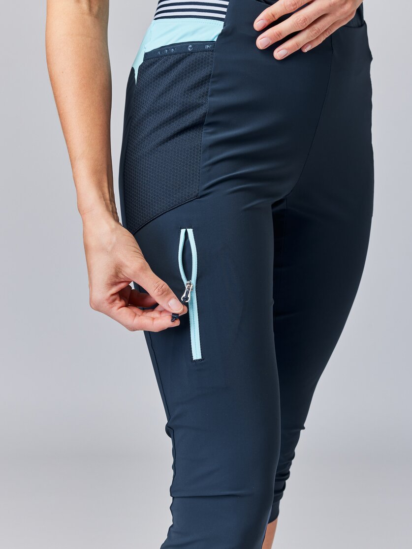 Martini Sportswear - PACEMAKER Capri Pants W - Dreiviertel Hose in poseidon - Detail 2 - Damen