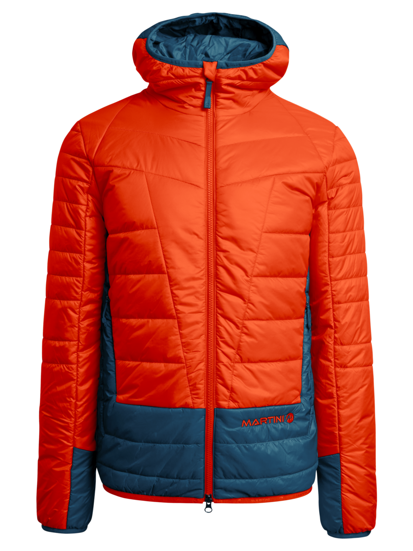 Martini Sportswear - OBSESSION - Giacche Primaloft e Gloft in lava-poseidon - vista frontale - Uomo