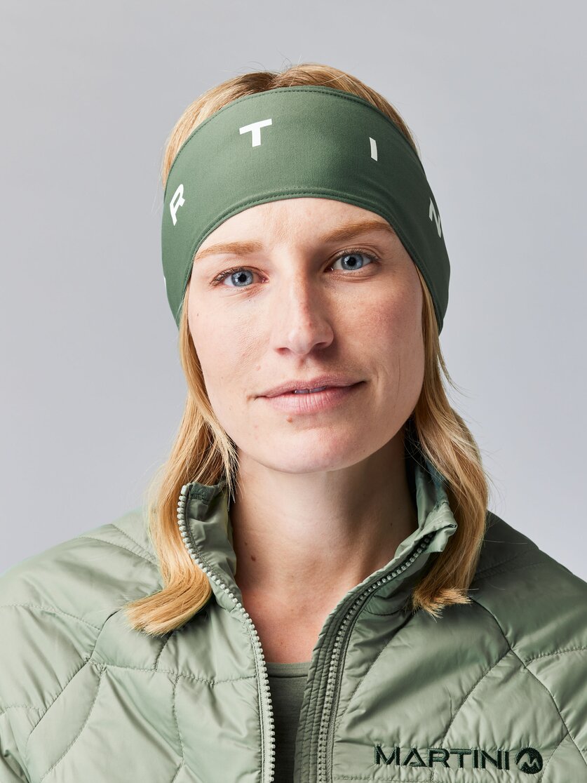 Martini Sportswear - VIA Headband W - Stirnbänder in mosstone - Detail 1 - Damen