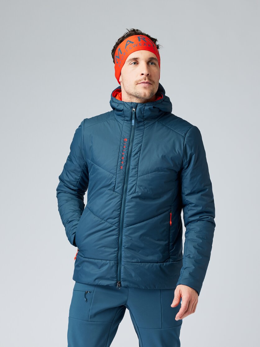 Martini Sportswear - FULL.TILT - Giacche Primaloft e Gloft in black - vista frontale modello - Uomo