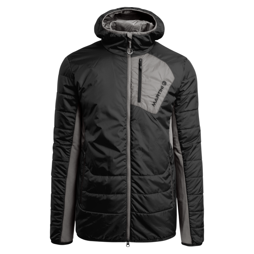 Martini Sportswear - ALPINE PRO - Primaloft & Gloft Jackets in black-carbon - front view - Men