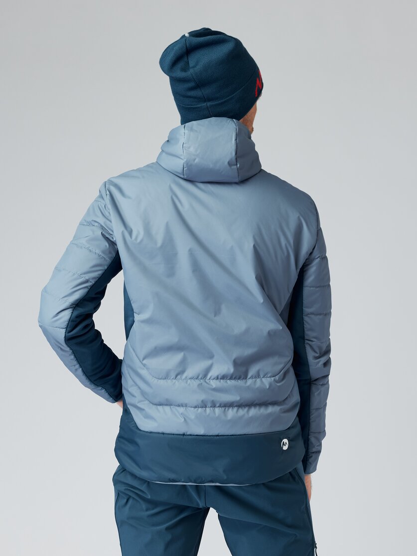 Martini Sportswear - ALPINE PRO - Giacche Primaloft e Gloft in black-carbon - vista laterale modello - Uomo