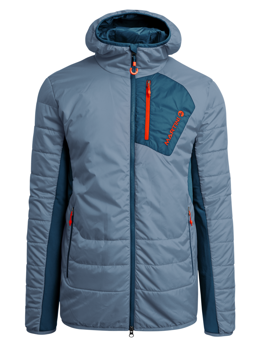 Martini Sportswear - ALPINE PRO - Giacche Primaloft e Gloft in moon-poseidon - vista frontale - Uomo