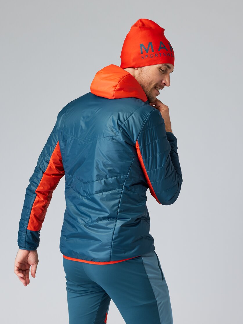 Martini Sportswear - HEROX - Giacche Primaloft e Gloft in carbon-black - vista laterale modello - Uomo
