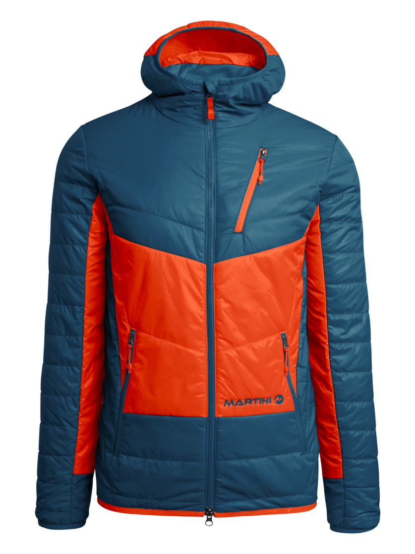 Martini Sportswear - HEROX - Giacche Primaloft e Gloft in lava-poseidon - vista frontale - Uomo