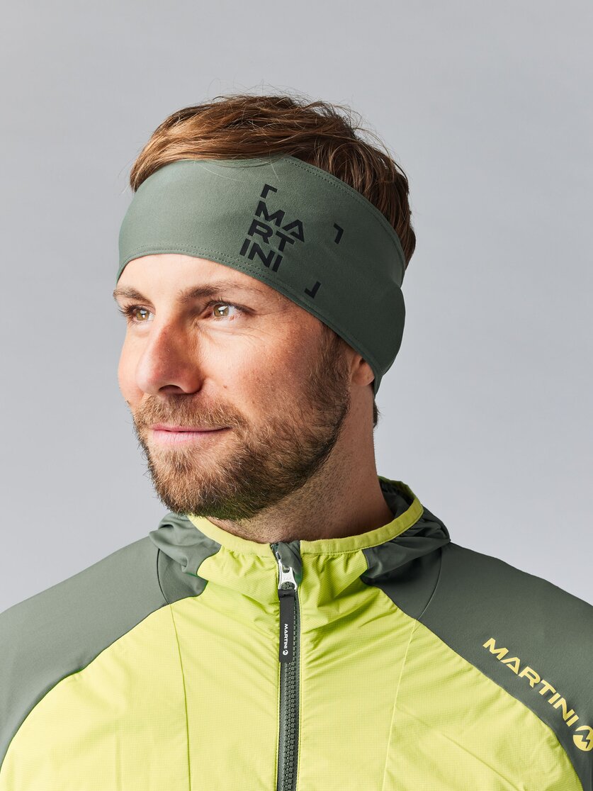 Martini Sportswear - ALPMATE Headband M - Fasce per la testa in mosstone - Dettaglio 1 - Uomo