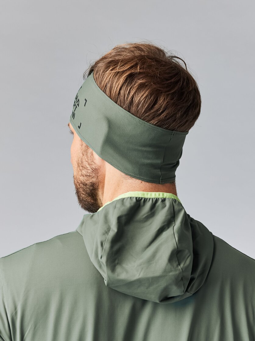 Martini Sportswear - ALPMATE Headband M - Fasce per la testa in mosstone - Dettaglio 2 - Uomo