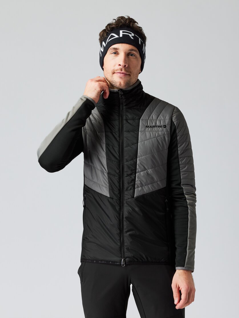 Martini Sportswear - ROVER - Giacche ibride in black - vista frontale modello - Uomo