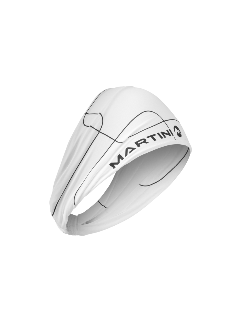Martini Sportswear - VIA Hairband W - Hairbands in white - rear view - Women