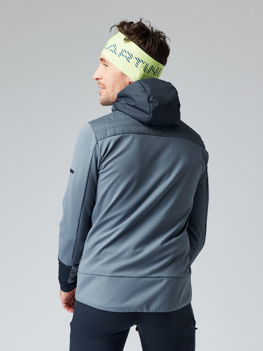 Martini Sportswear - OUTRANK - Hybridjacken in black - Rückansicht Model - Herren