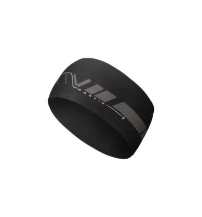 Martini Sportswear - NEVERREST Headband M - Stirnbänder in black-steel - Vorderansicht - Herren