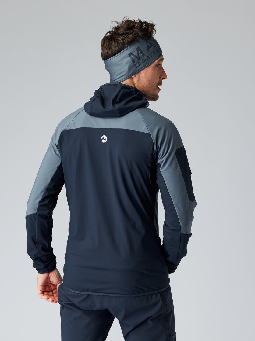 Martini Sportswear - QUANTUM - Giacche ibride in black - vista laterale modello - Uomo