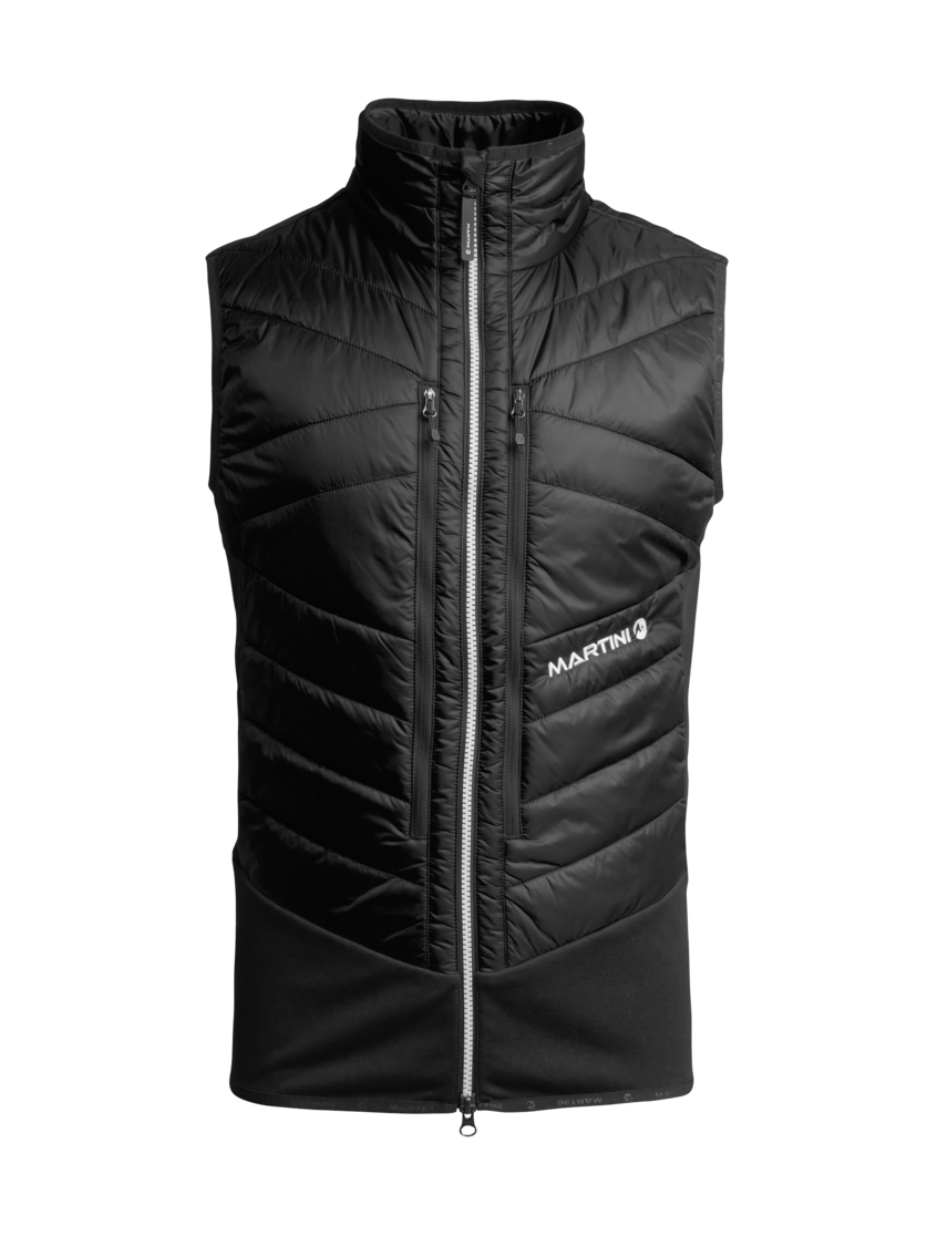 Martini Sportswear - GLACIER - Gilet in black - vista frontale - Uomo